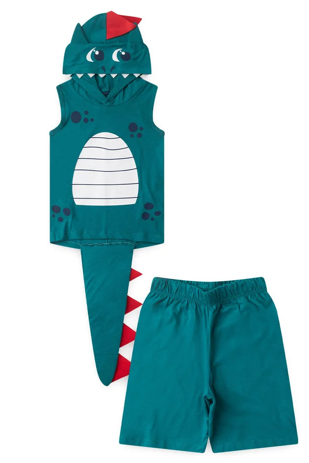 Conjunto Fantasia Infantil Masculino Dino