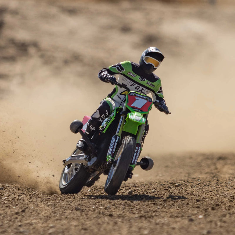RC Motorcycle Promoto-MX 1/4 Motorcycle Ready-To-Run Combo Inclui bateria e carregador Pro Circuit