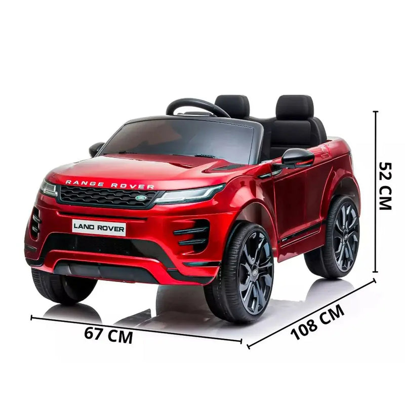 Carrinho Elétrico Infantil Land Rover Evoque 12v C/ Controle Cor Branco