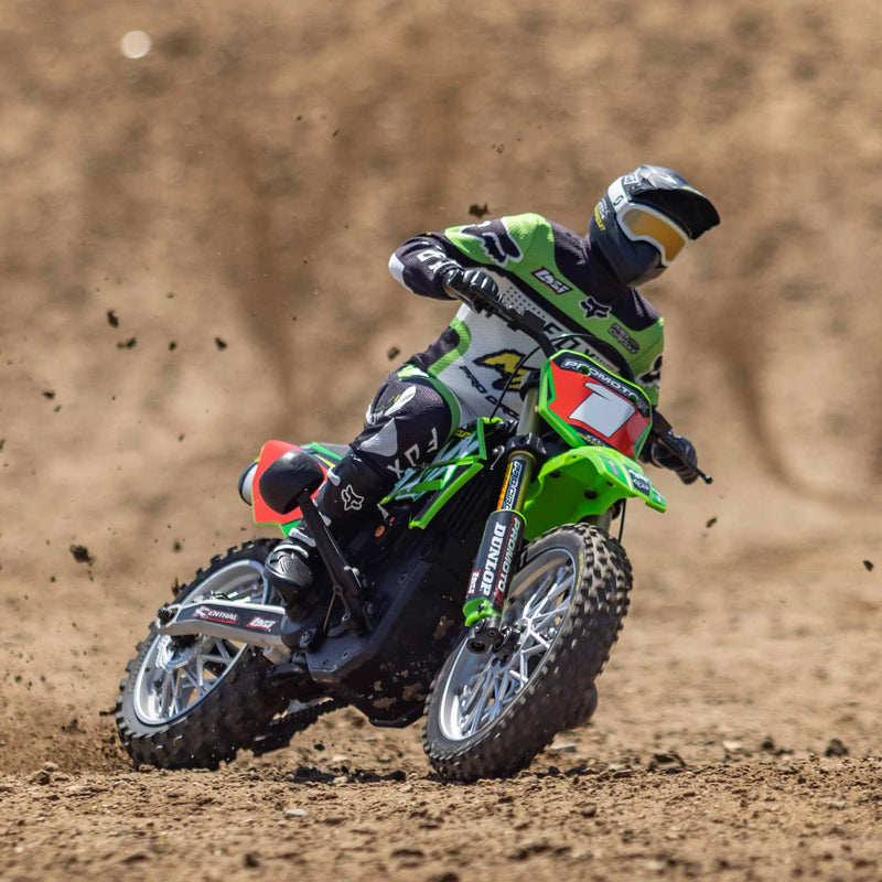RC Motorcycle Promoto-MX 1/4 Motorcycle Ready-To-Run Combo Inclui bateria e carregador Pro Circuit