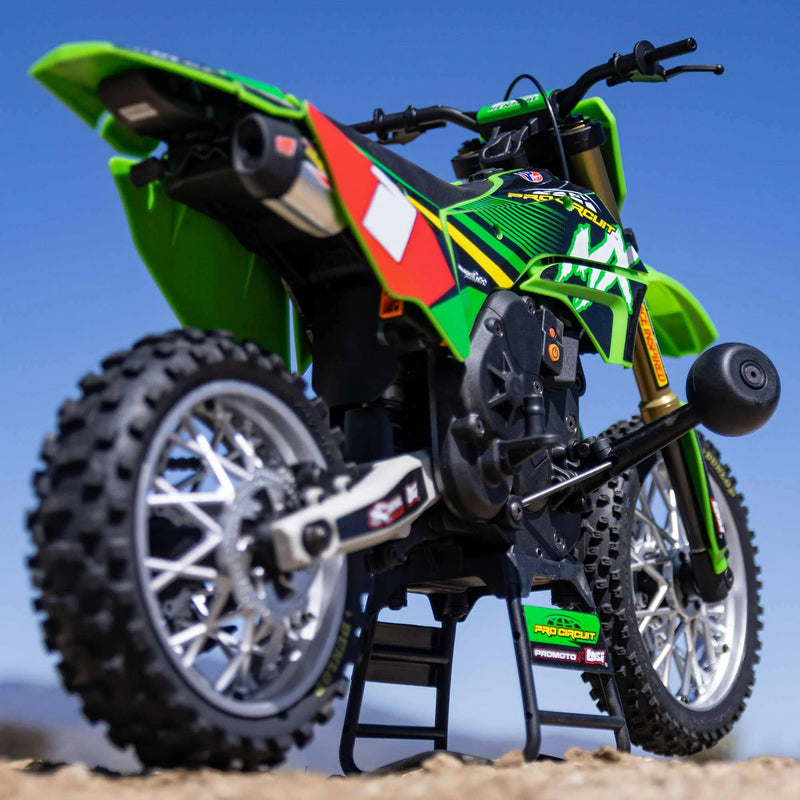RC Motorcycle Promoto-MX 1/4 Motorcycle Ready-To-Run Combo Inclui bateria e carregador Pro Circuit