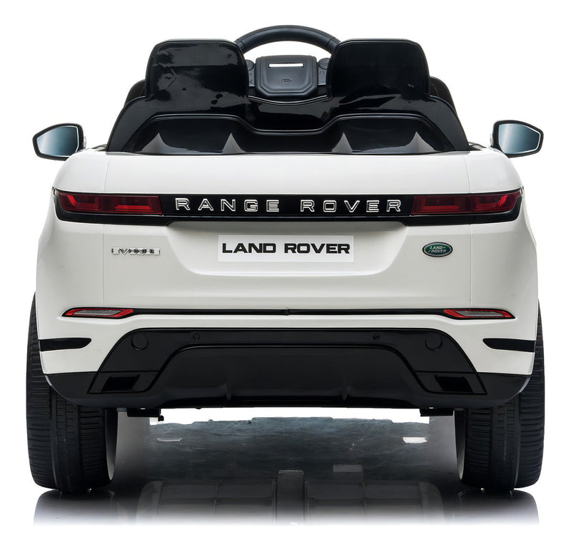 Carrinho Elétrico Infantil Land Rover Evoque 12v C/ Controle Cor Branco