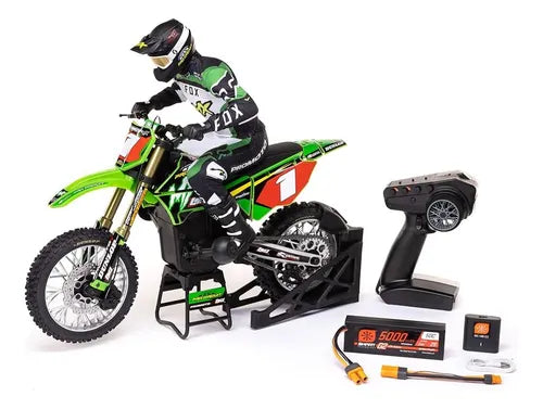 RC Motorcycle Promoto-MX 1/4 Motorcycle Ready-To-Run Combo Inclui bateria e carregador Pro Circuit