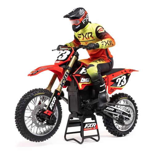 RC Motorcycle Promoto-MX 1/4 Motorcycle Ready-To-Run Combo Inclui bateria e carregador Pro Circuit