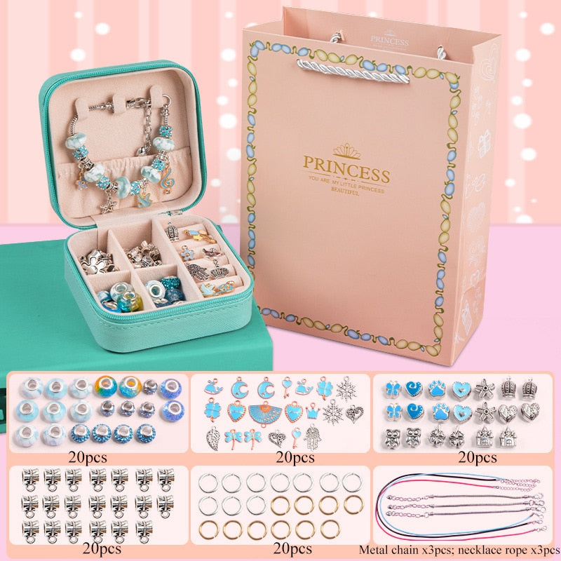 Pulseira Berloque Personalizável - Pulseiras + Porta Jóias de Brinde