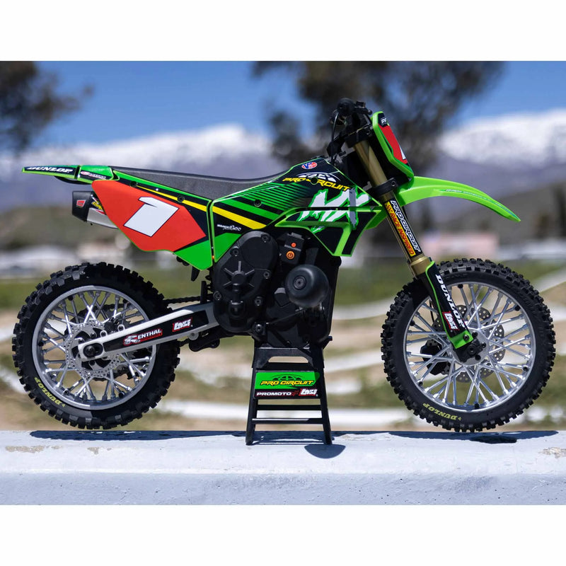 RC Motorcycle Promoto-MX 1/4 Motorcycle Ready-To-Run Combo Inclui bateria e carregador Pro Circuit