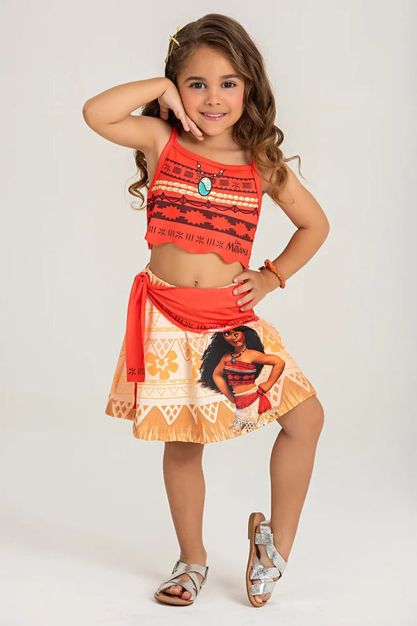 Conjunto Infantil Feminino Role play Moana