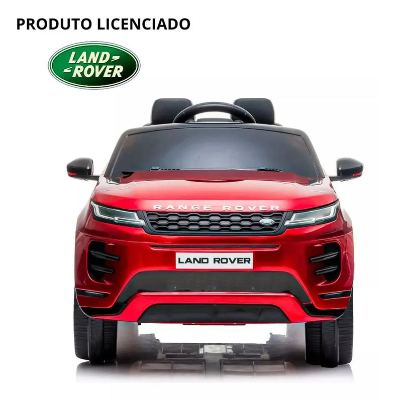 Carrinho Elétrico Infantil Land Rover Evoque 12v C/ Controle Cor Branco