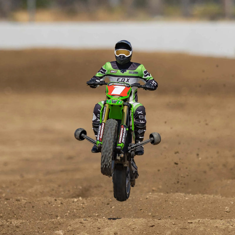 RC Motorcycle Promoto-MX 1/4 Motorcycle Ready-To-Run Combo Inclui bateria e carregador Pro Circuit