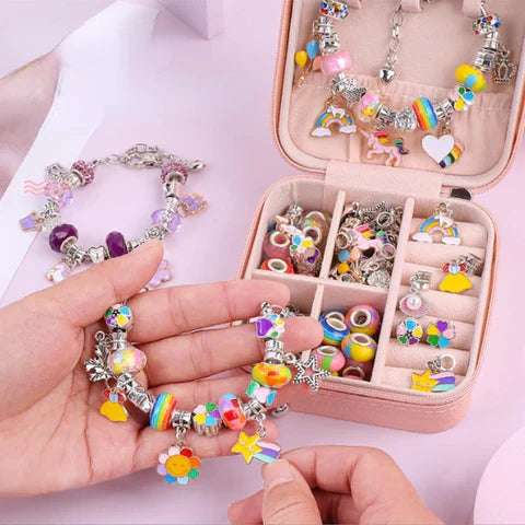 Pulseira Berloque Personalizável - Pulseiras + Porta Jóias de Brinde